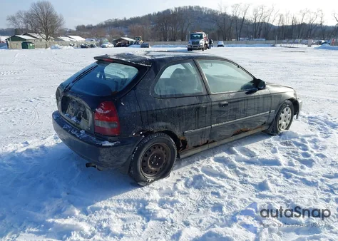 1999 Honda Civic Dx z USA, uszkodzony, nr VIN 2HGEJ6349XH101503